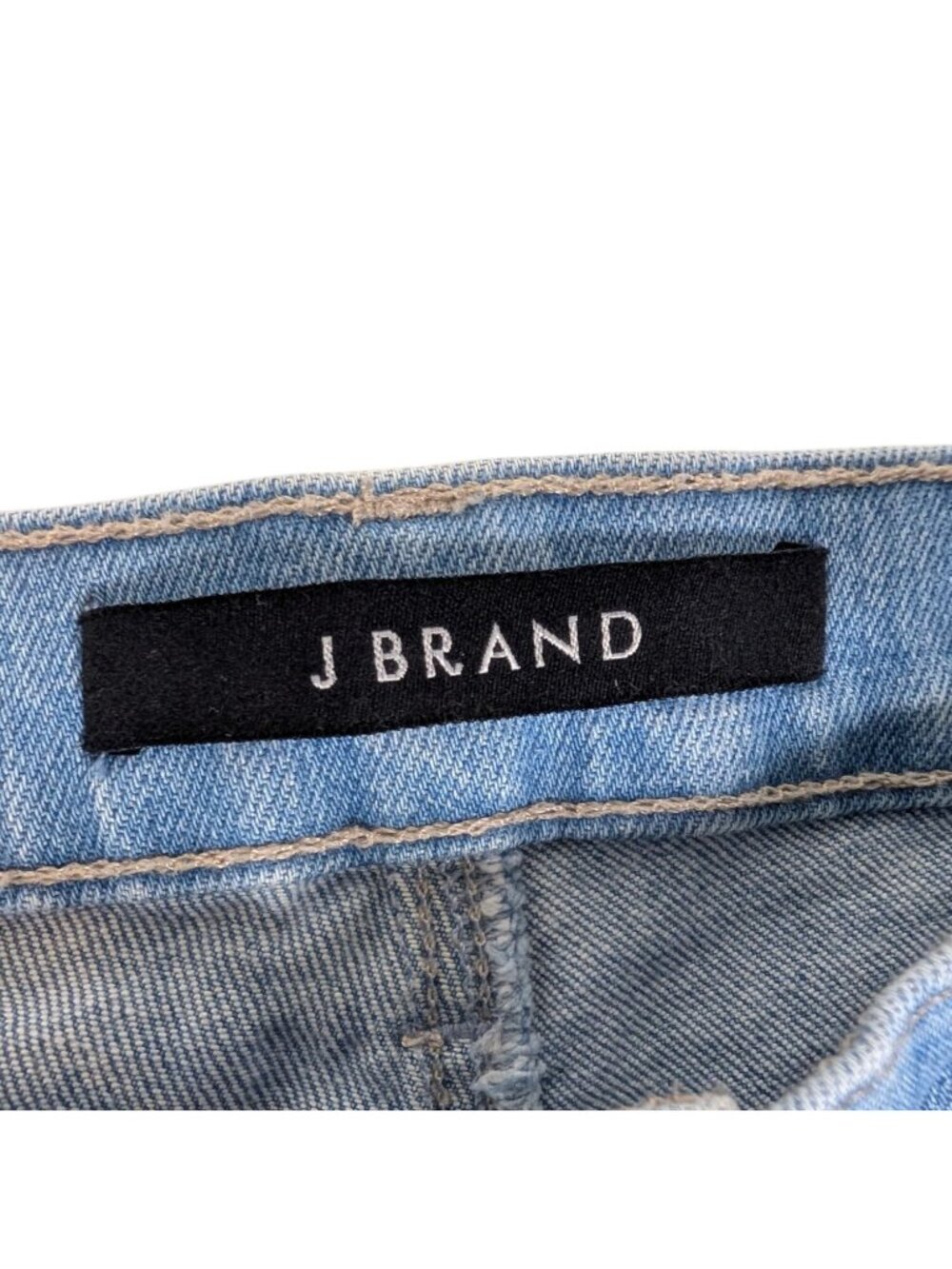 J Brand Ruby Lace Trimmed Jeans 31 High Rise Crop Cigarette Stretch - Picture 4 of 16